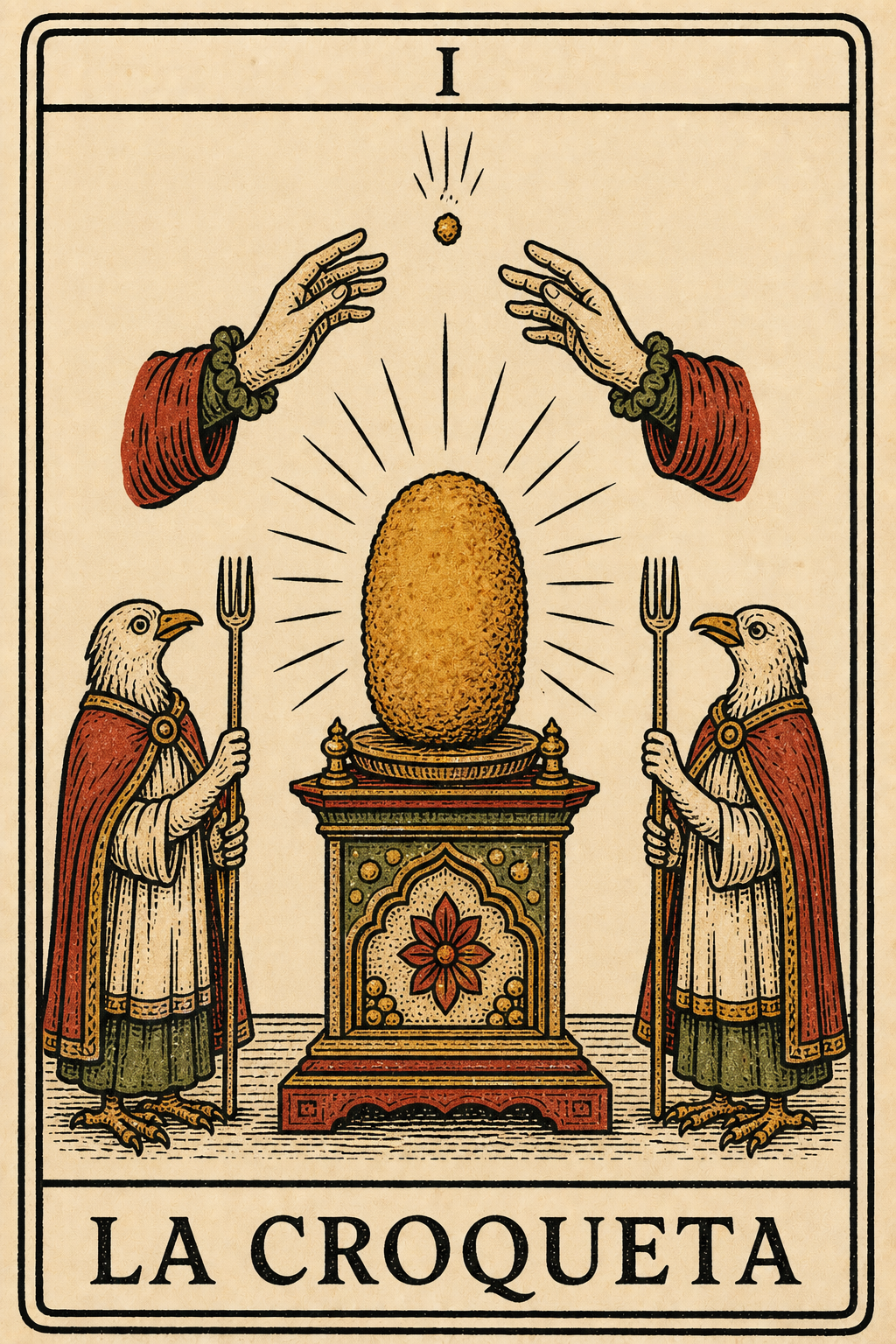 Carta de tarot La Croqueta